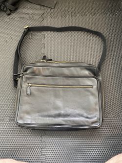 Leather messenger Bag - Old Angler