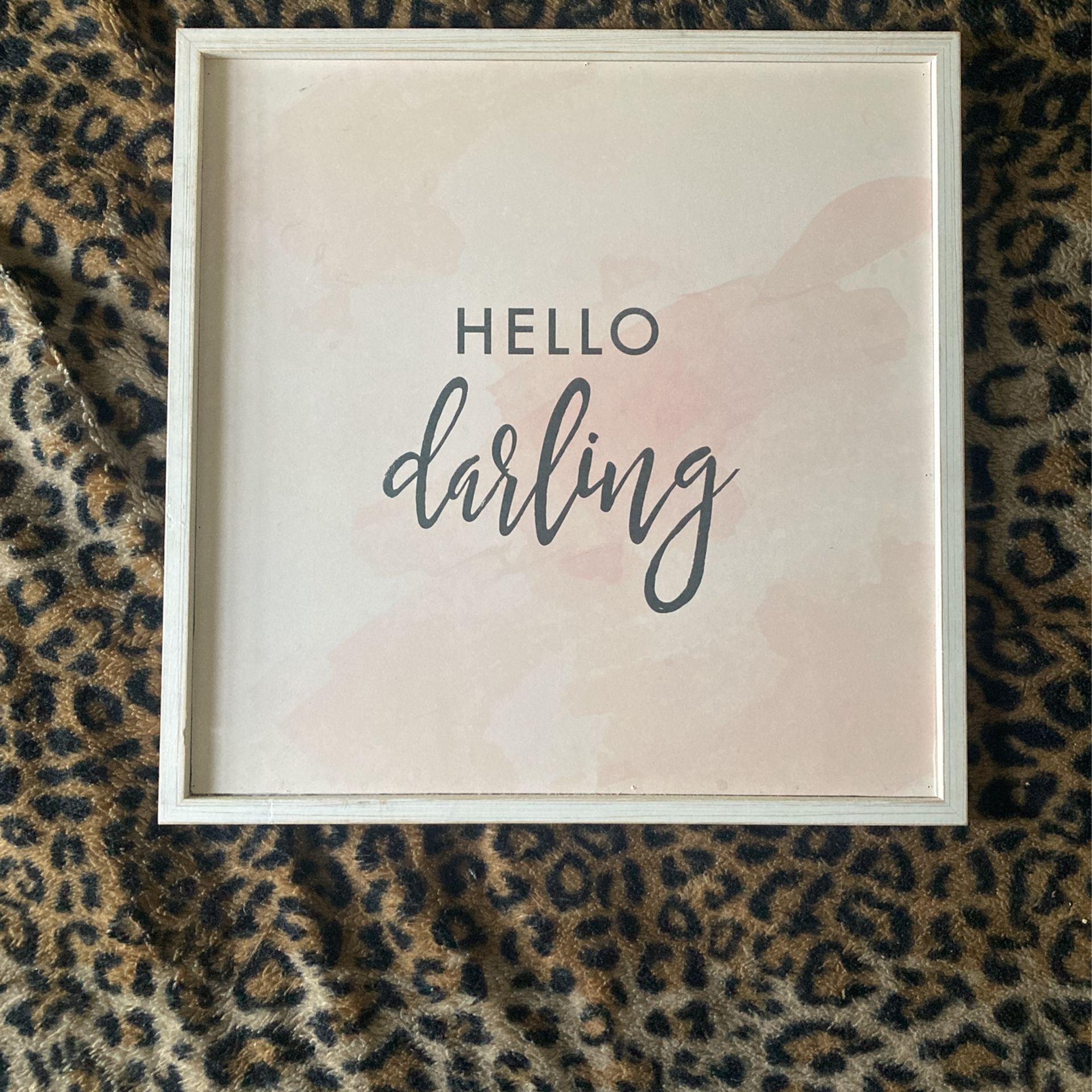 Hello Darling Wooden nursery Decor