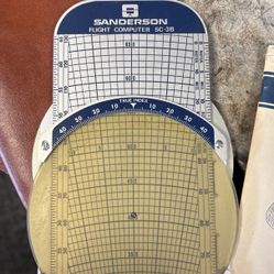 1970s  Vintage Flight Computer Manuel