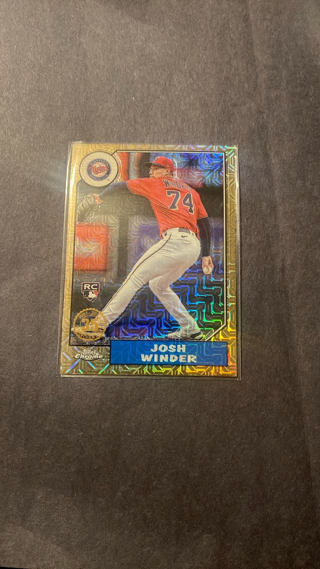 Josh Winder 2022 Rookie Topps Chrome #T87C-48