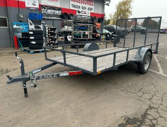 ***SUMMER SALE!***   2025 6X12 FALCON ATV TRAILER EAGLE TRAILER 6X12 FALCON ANGLE SINGLE AXLE