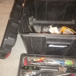 Bauer Tool Box Filled With Tool