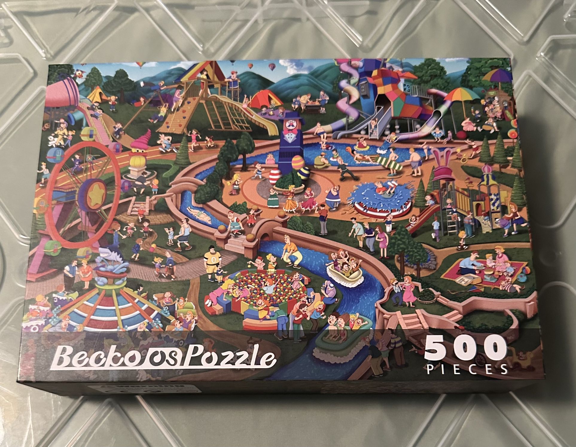 Becko US Jigsaw Puzzles 500 Pieces Puzzles 500 Piece Puzzles for Kids and Adults (Theme Park)
