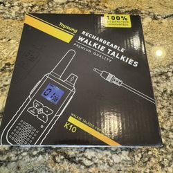 Topsung K10 Rechargeable Walkie Talkies NEW