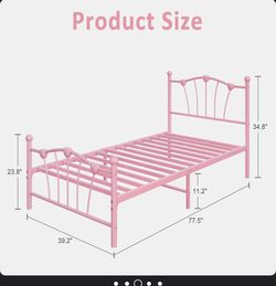 Twin Metal Bed Frame