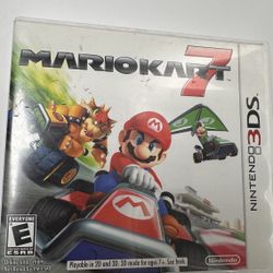 Mario Kart 7 (Nintendo 3DS, 2011) Complete w/ Manual
