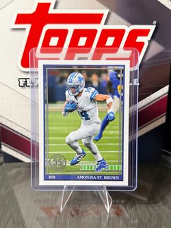 Topps Amon-Ra St. Brown Detroit Lions Football Card