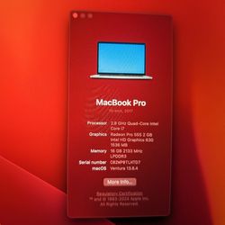 MacBook Pro 2017 15 Inch