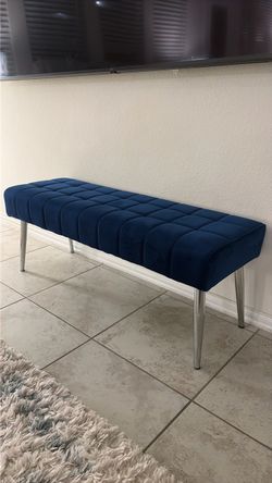 Moving Sale! Blue Bench (2)