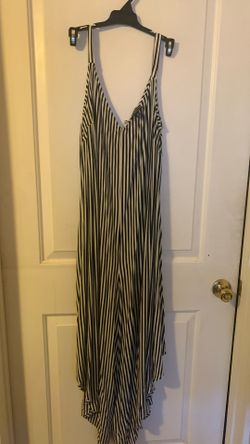 Striped Jumpsuit Sz 1X