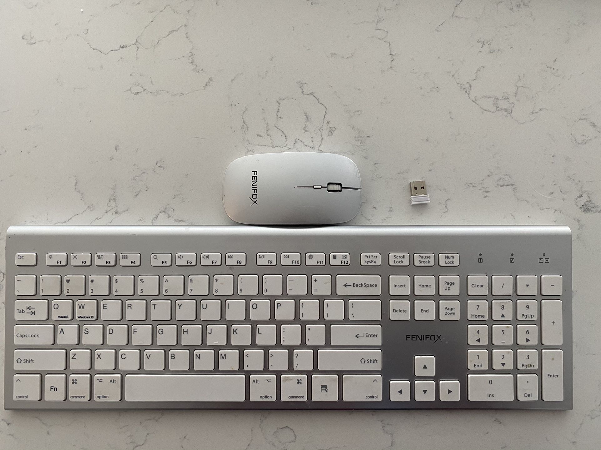 Wireless Full-size Keyboard Mouse Set