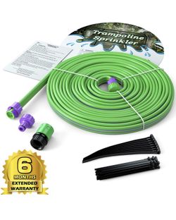Trampoline Sprinkler Kids Outdside: Trampoline Accessories Waterpark Fun Summer Outdoor Water Games Toys Sprinklers Backyard Water Park for Kids Boys
