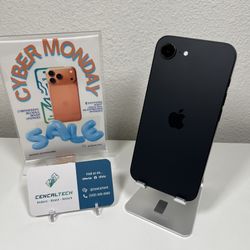 iPhone 16e 128gb At&t and Cricket Carrier 100% 🔋 Health in Excellent condition 