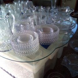 Crystal Clear Candlewick Dishes