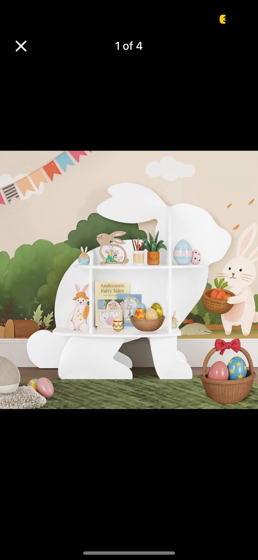 White Rabbit Kid bookcase and storage