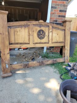 Wooden King Bedframe