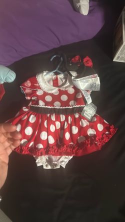 Minnie mouse dress for baby girls from Disneyland