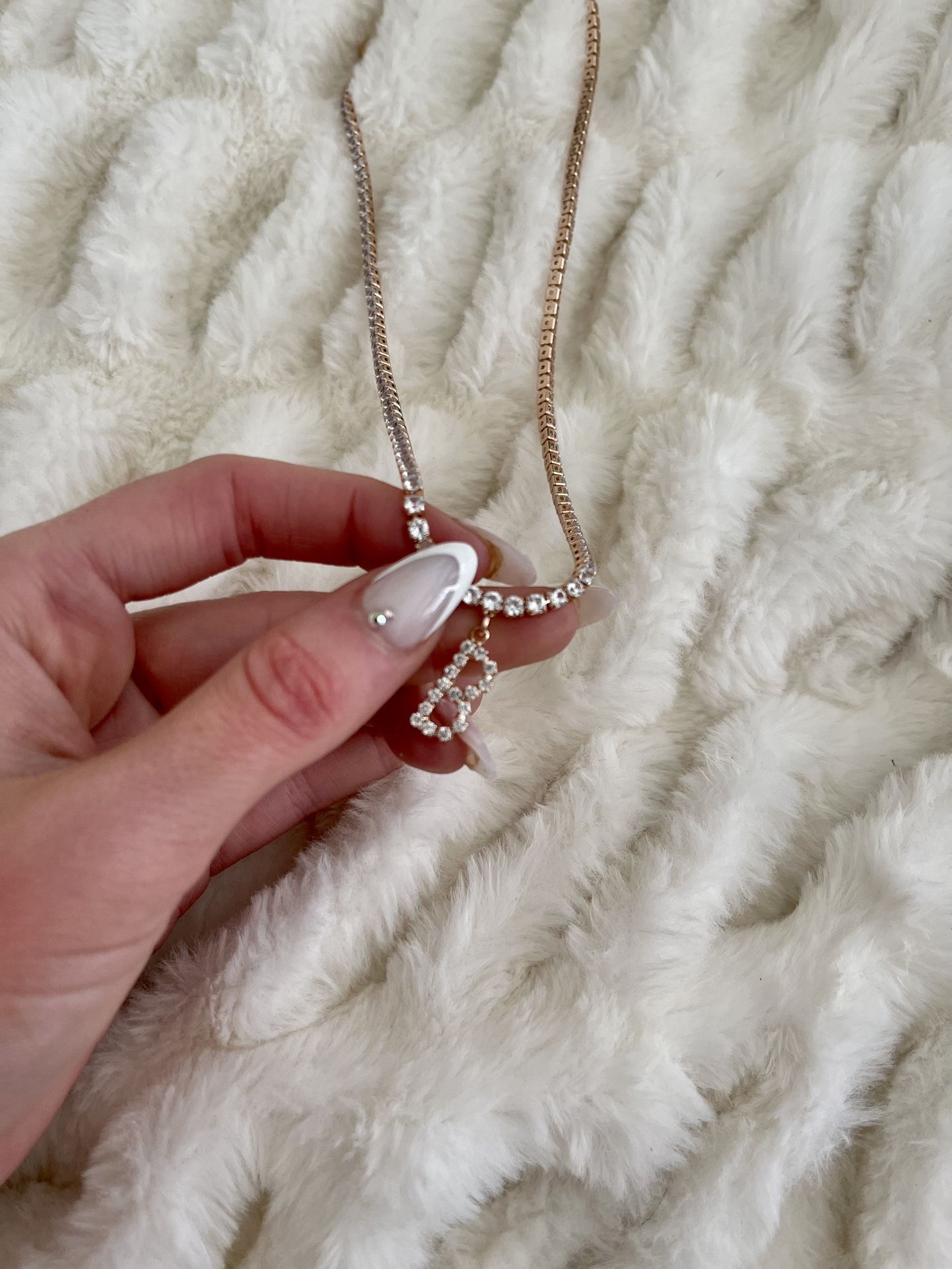 initial B necklace ππ ππππ π