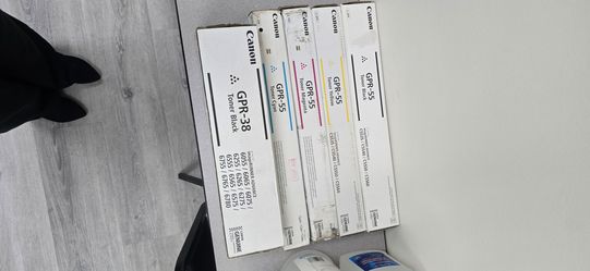 Genuine Canon Toner Cartridges - GPR-55 Set & GPR-38 Black OEM