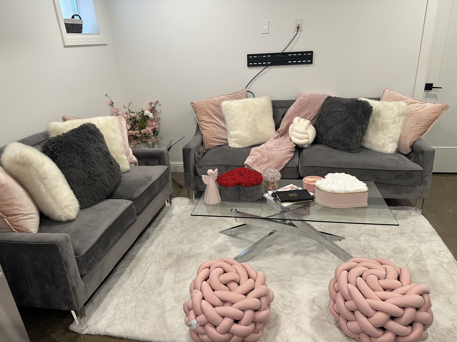 Gray Living Room Set