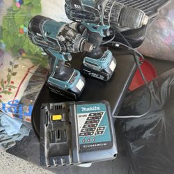 Makita Hammer & Impact Drill Set