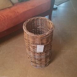 Tall Rattan Basket