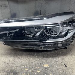 2017 2018 2019 BMW 740i Left Driver Side Headlight OEM (contact info removed)-01