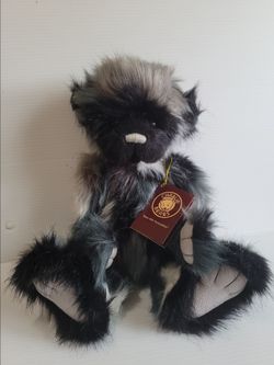 Charlie Bears Sergio CB161505S with Tags Plush Soft Bear Great Condition