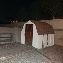 8'x8' Gambrel Roof Style Shed On 4x4's
