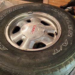 Set Of 4 GMC Rims  For A Truck