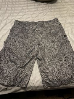 Air Jordan Retro Cement Grey Print Shorts 