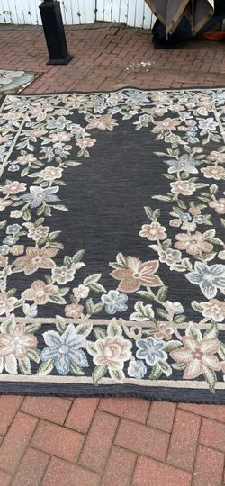 Outdoor patio rug used just this yr