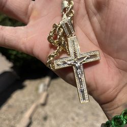 20” Real Gold Chain & Pendant $1600
