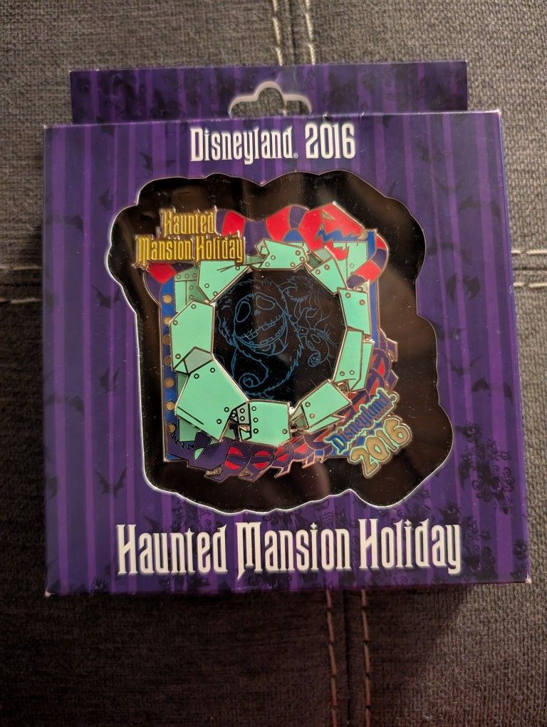 Haunted Mansion Holiday Jack Skellington Jumbo Pin LE 1000 DLR 2016
