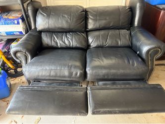 Genuine leather recliner