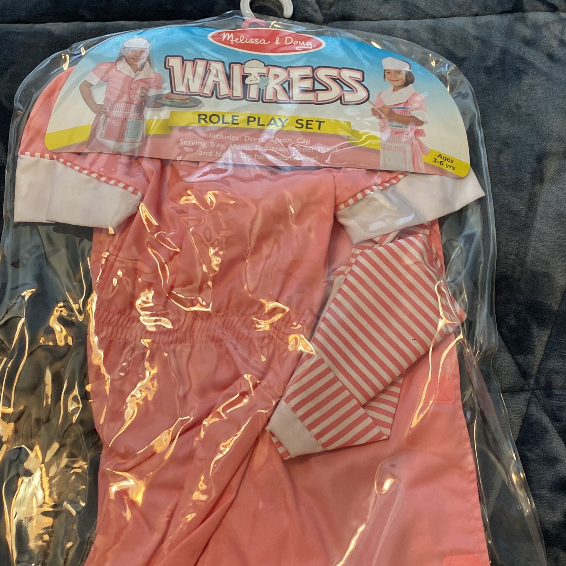 Melissa And Doug Costume -waitress Size 3-6