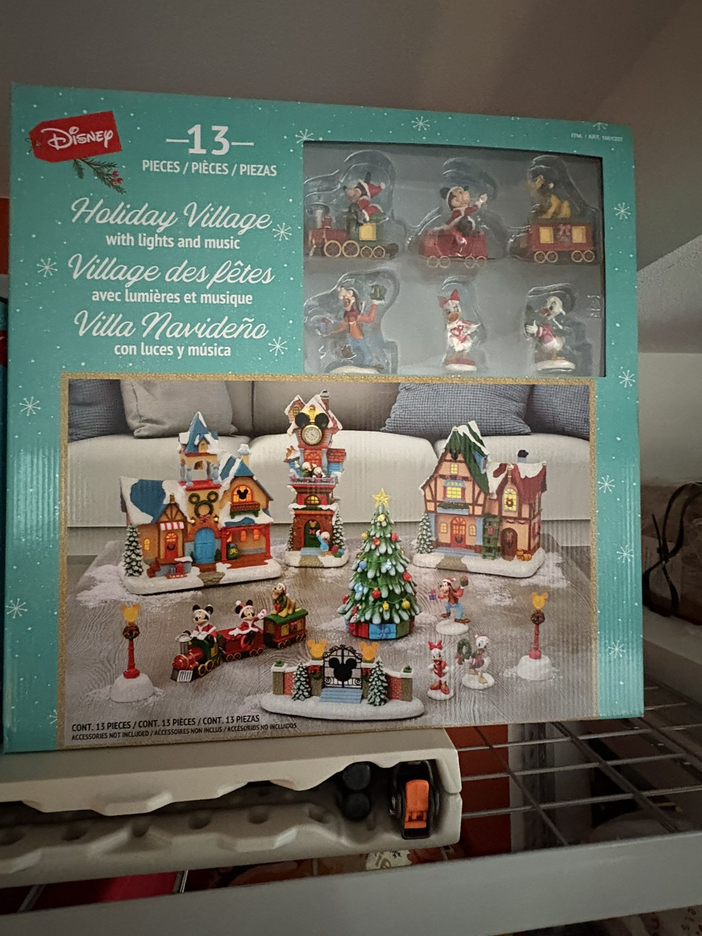 Disney Holiday Village With Lights And Music