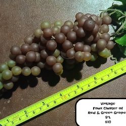 Several Sets Of Vintage Faux Grapes