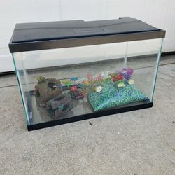 Fish Tank Aquarium With Accessories 
