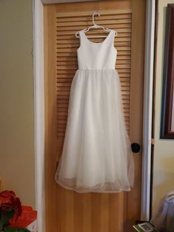 Ivory Formal Dress from David's Bridal Girl Size 8