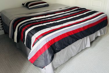King Size Bed With Mattress- Move Out Sale