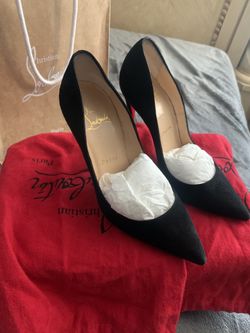 Authentic Christian Louboutin Suede Red Bottoms
