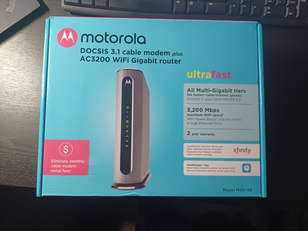 Motorola Cable Modem With WiFi