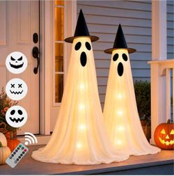 Brand new 2‑Pack 63" Halloween Decorations Outdoor Indoor with Remote Control