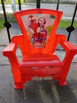 Spider-Man plastic chair for toddlers