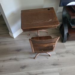 Antique School Desk