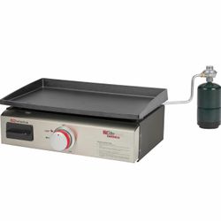 Suburban Signature 18" RV Griddle with Quick Connect and 1 lb. Bottle Adapter