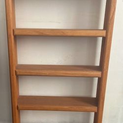 Wooden VHS Tape Shelf / Media Storage Rack Solid wood