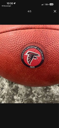 Game Used Atlanta Falcons Football 2019