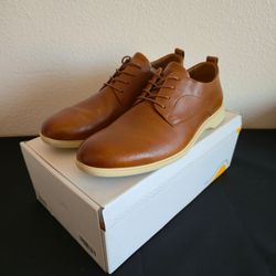 Amberjack The Original Men's Leather Hybrid Dress Shoe Sneaker Tan NIB